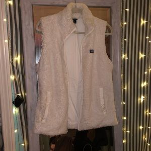 fuzzy patagonia vest